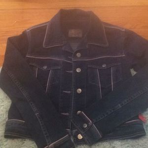 Cropped Blue Jean Jacket